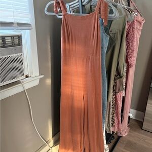 Universal Thread Rust Sleeveless Jumpsuit